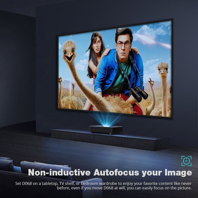 Ultra Short Throw Laser Projector 4K - Проектор Hotack Hot Sale D068 6500