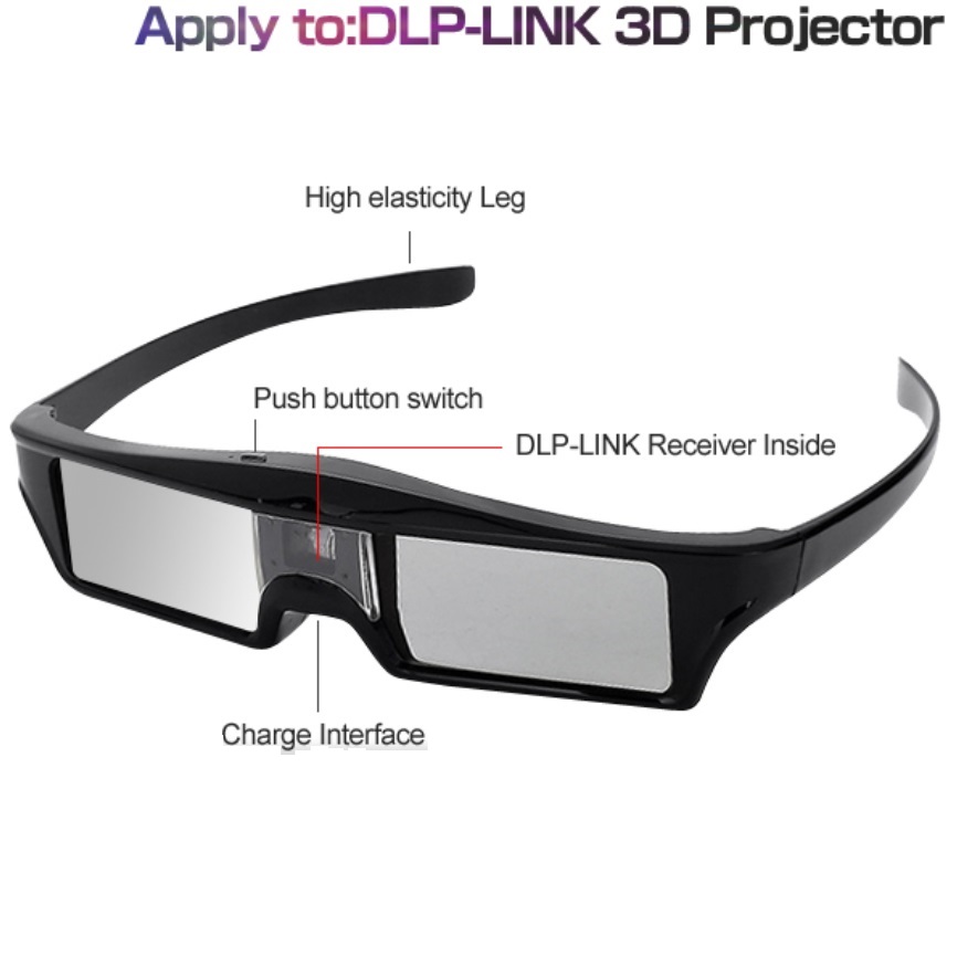 Active 3D Glasses Dlp Link Projector - DLP 3D очки с активным затвором