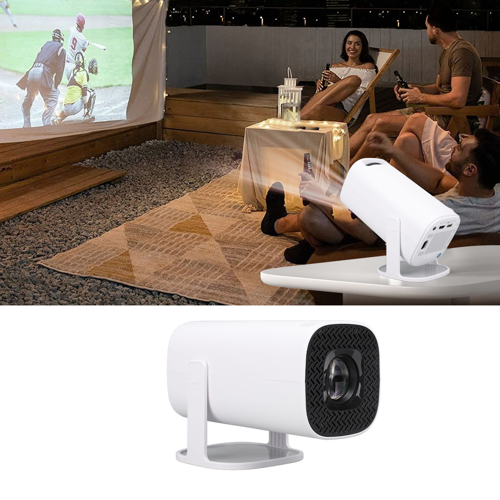 4K Smart Projector Android 11 Wifi 6 - Проектор P30 1080P FHD 4K LED,