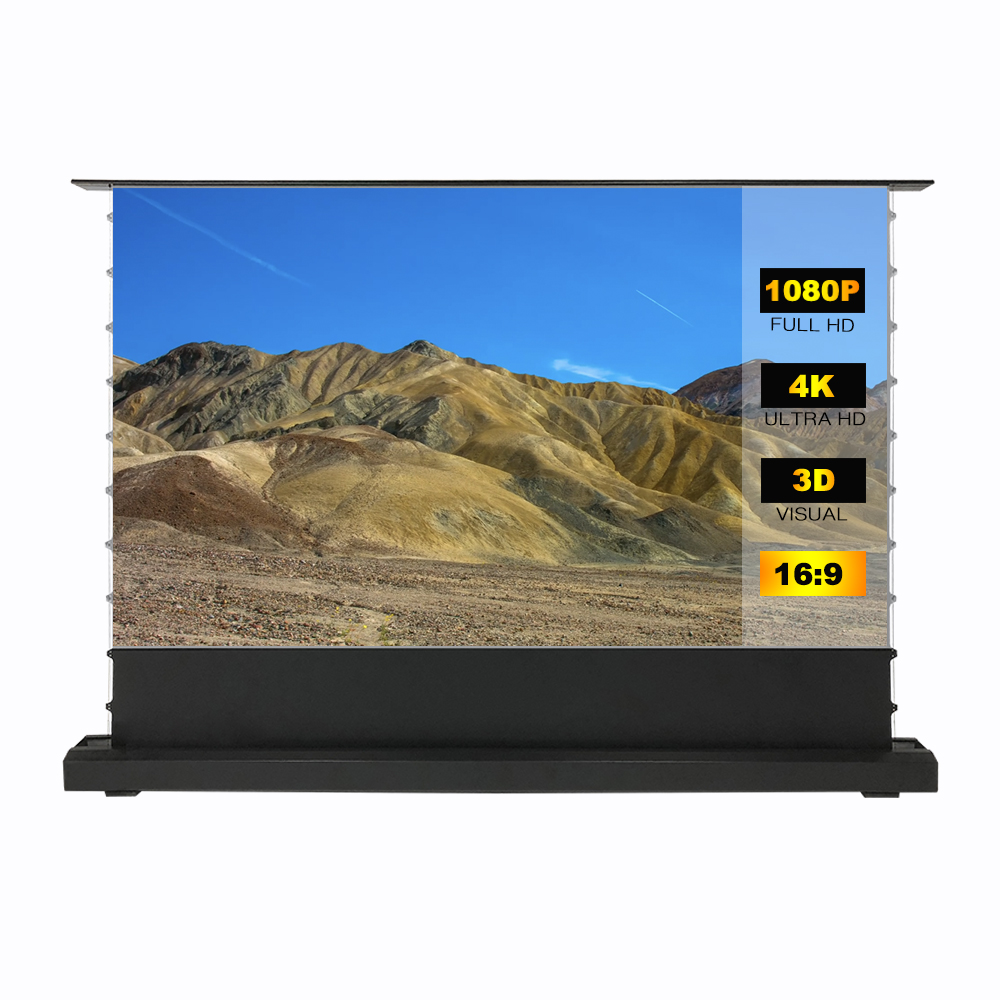 Projector Screen 120 Inch Motorized Ambient - Высококачественный 120-дюймовый моторизованный напольный проекционный экран