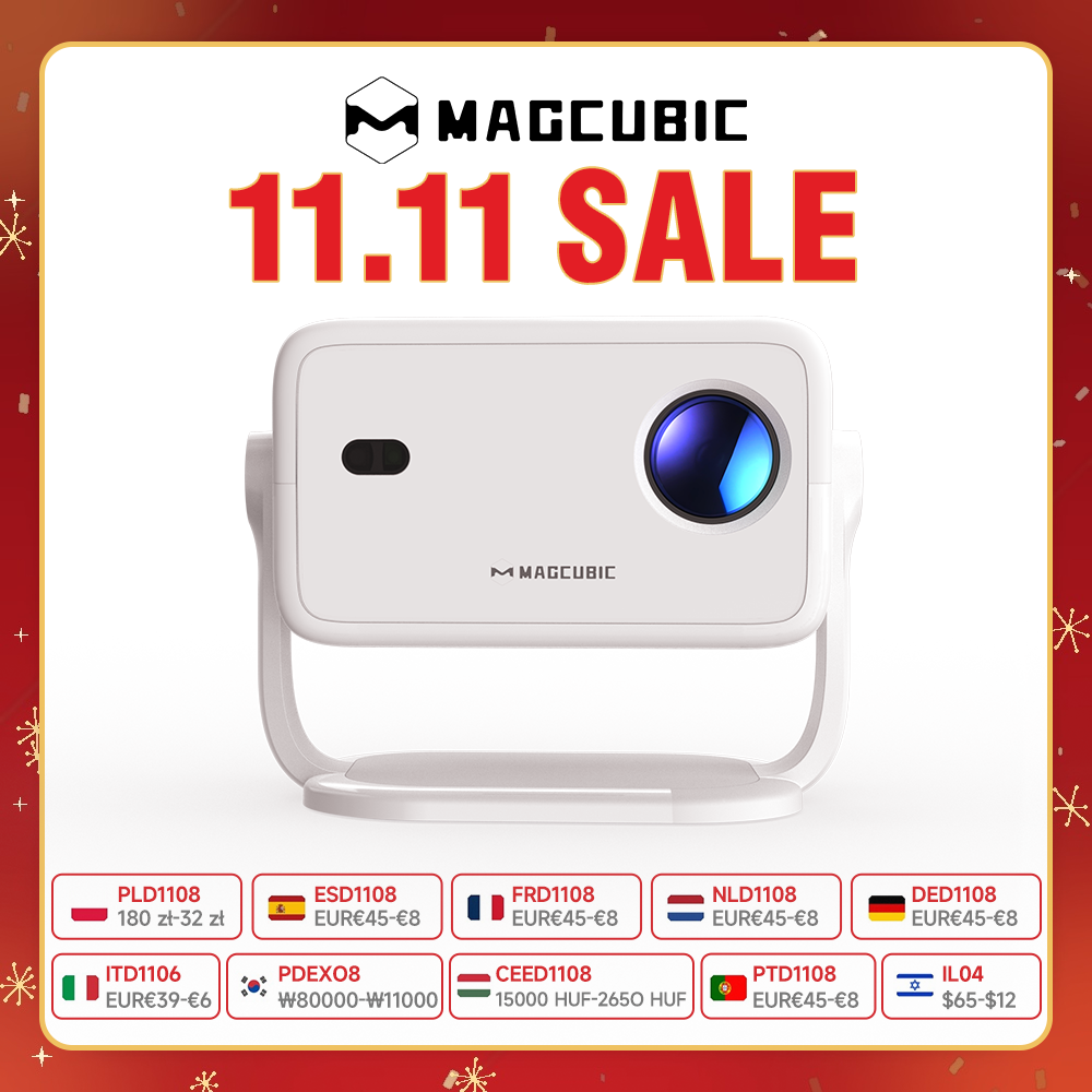 Auto Focus Keystone Correction Projector - Проектор Magcubic 8K L018 650ANSI Native
