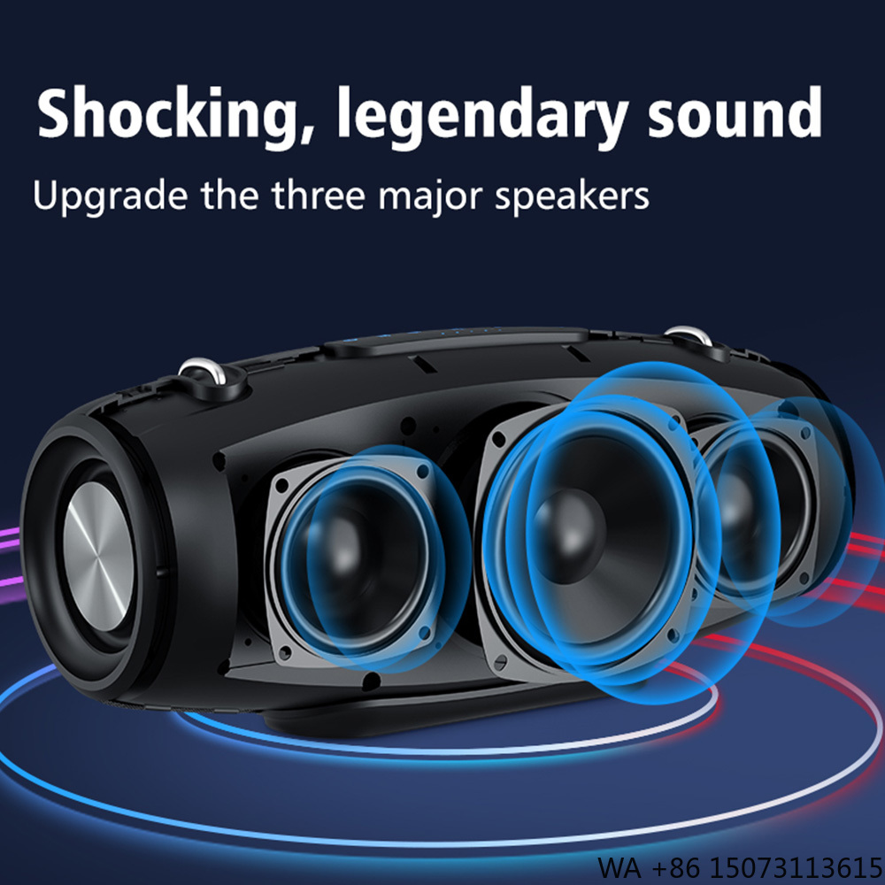 Mini Portable Projector Rechargeable Battery - Портативная водонепроницаемая Bluetooth-колонка 30 Вт с