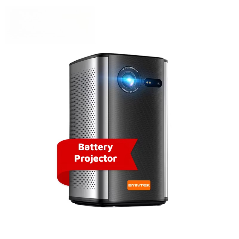Mini Portable Projector Rechargeable Battery - Мини-проектор BYINTEK P70 с аккумулятором, 3D-поддержкой,