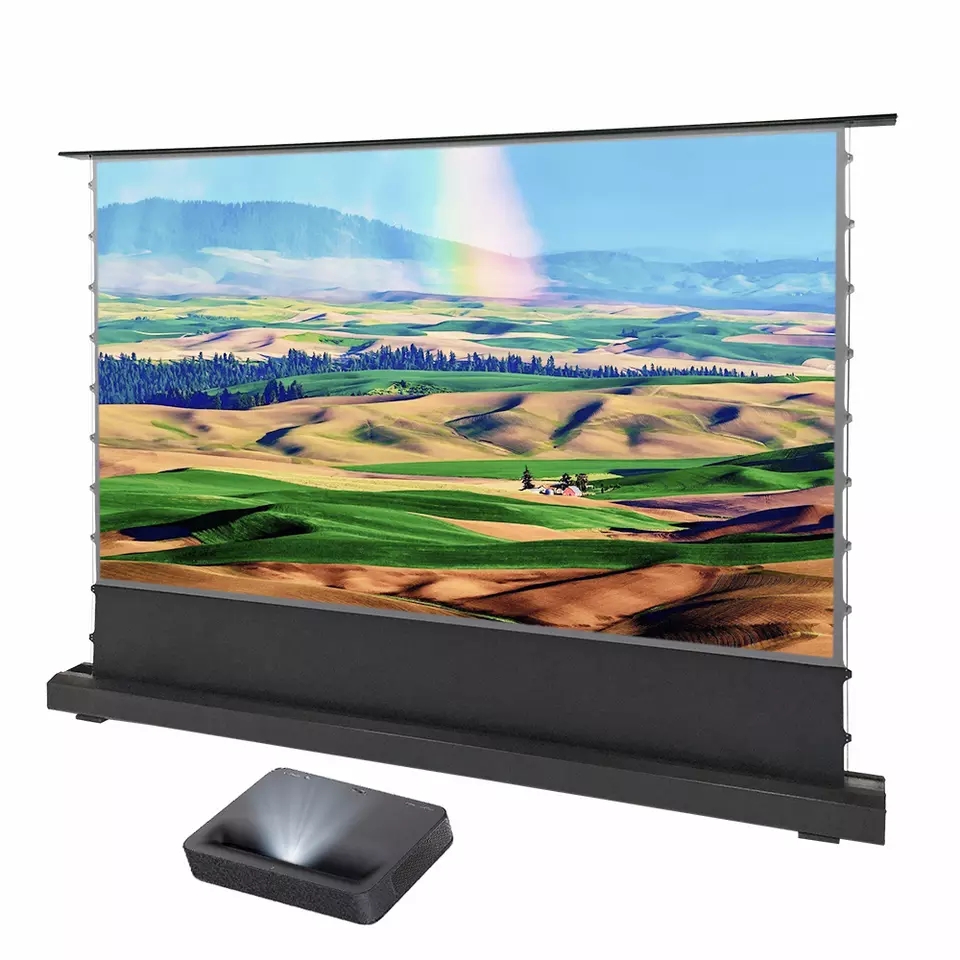 Ultra Short Throw Laser Projector 4K - XJK оптовая продажа моторизованный проекционный экран