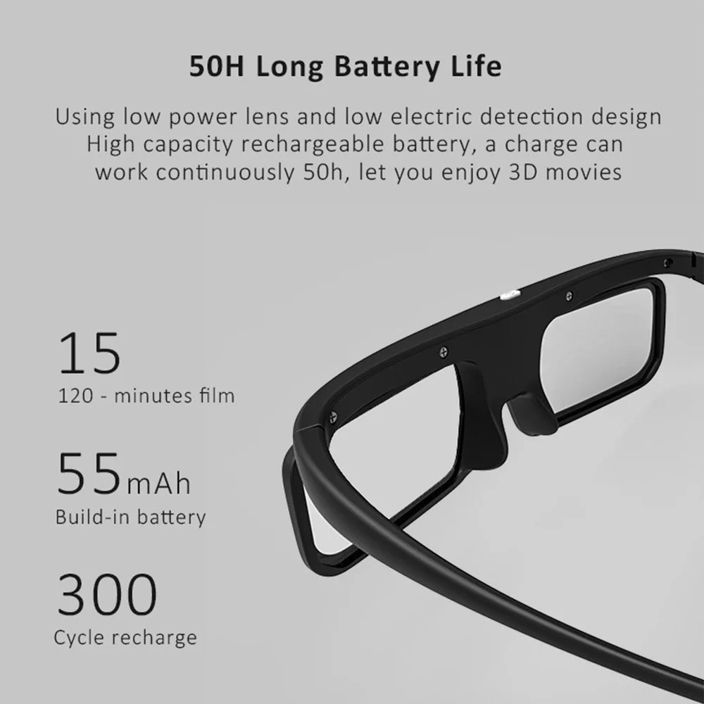 Active 3D Glasses Dlp Link Projector - 3D-очки DLP Link Real с активной