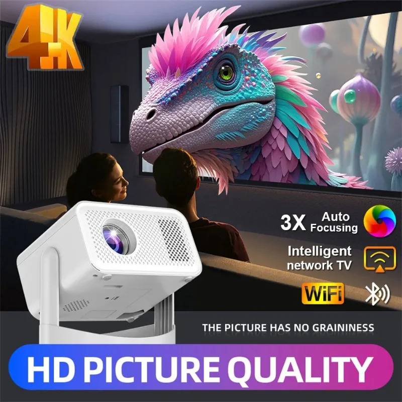【Хит продаж】 Портативный проек – обзор и цена Auto Focus Keystone Correction Projector