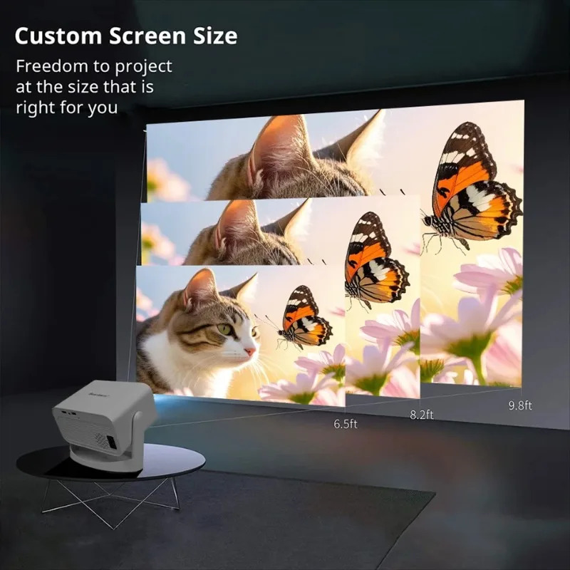 【Хит продаж】 Портативный проек – обзор и цена Auto Focus Keystone Correction Projector