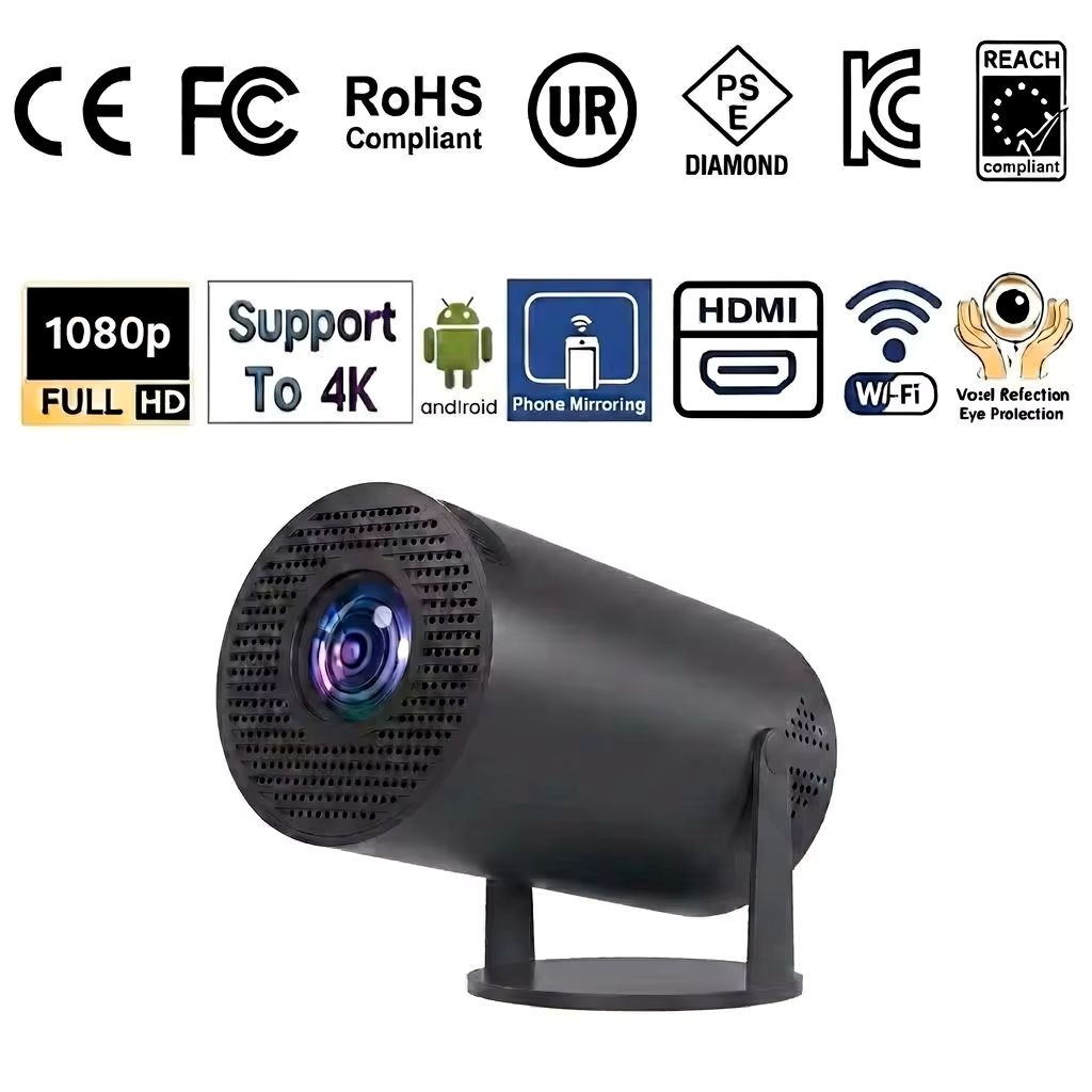 Портативный проектор 1080P, 20 – обзор и цена 4K Smart Projector Android 11 Wifi 6