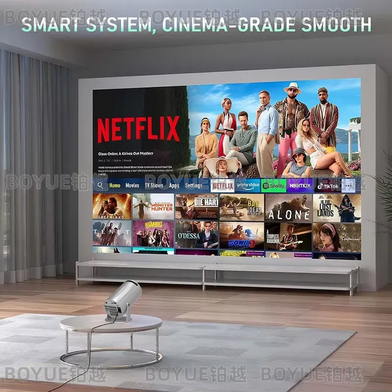 Портативный проектор 4K на And – обзор и цена 4K Smart Projector Android 11 Wifi 6