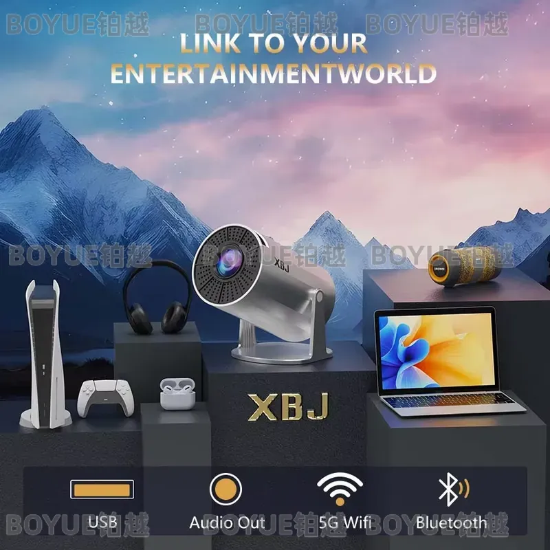 Портативный проектор 4K на And – обзор и цена 4K Smart Projector Android 11 Wifi 6