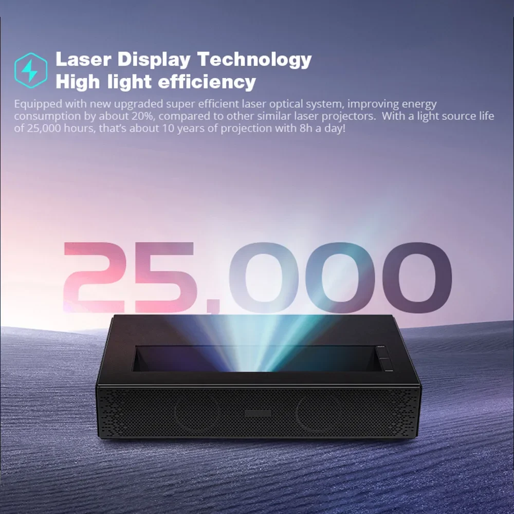 Лазерный проектор 4K HD, 3 цве – обзор и цена Ultra Short Throw Laser Projector 4K