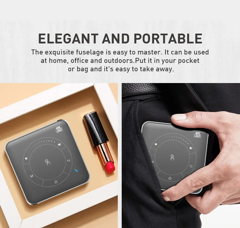 Мини 3D портативный проектор 4 – обзор и цена Mini Portable Projector Rechargeable Battery
