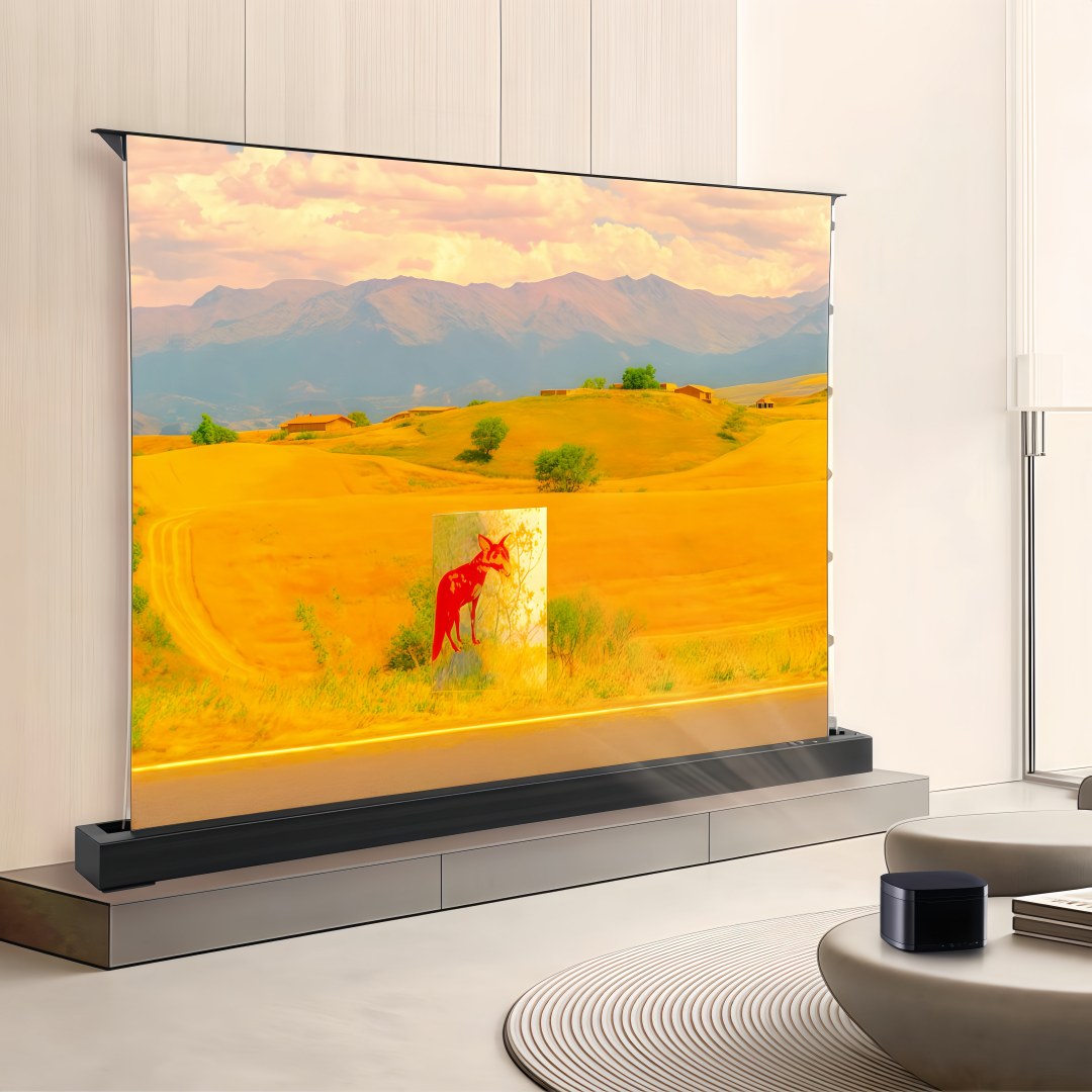 MIVISION новейший электрически – обзор и цена Alr Ambient Light Rejecting Projector Screen