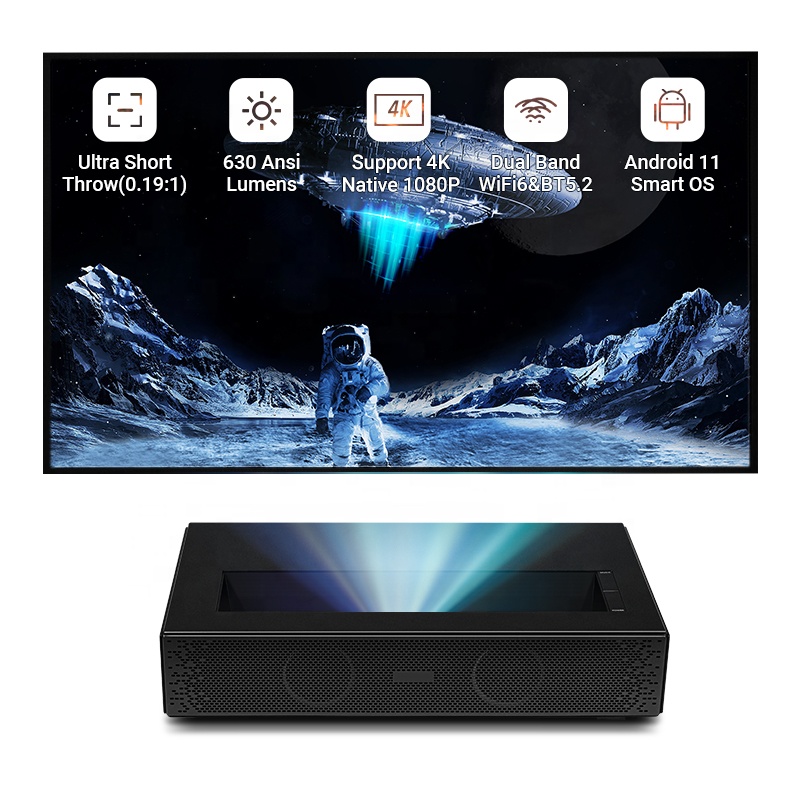 Проектор Hotack Hot Sale D068  – обзор и цена Ultra Short Throw Laser Projector 4K