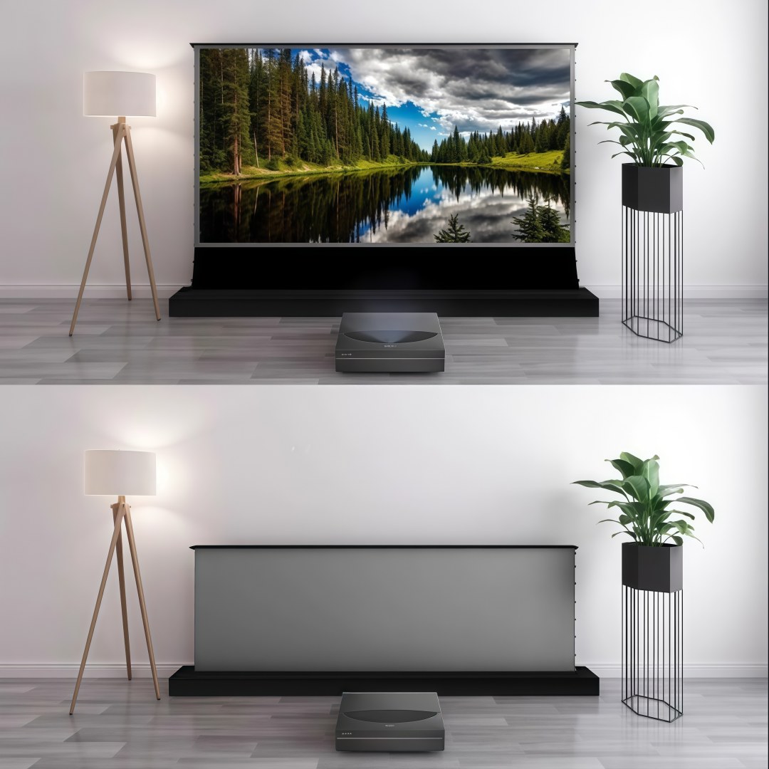 Mivision 72–150-дюймовый элект – обзор и цена Ultra Short Throw Laser Projector 4K