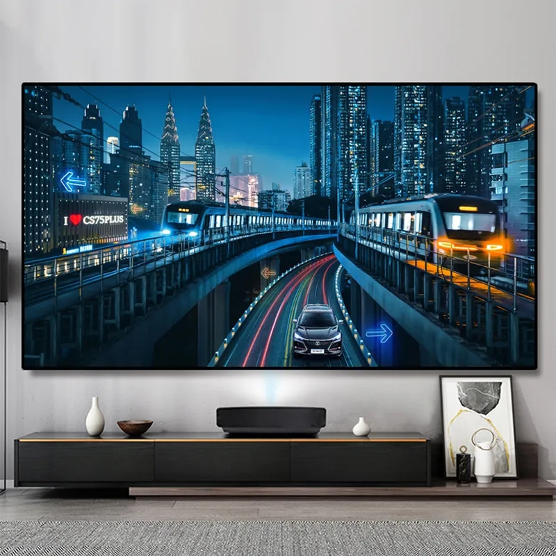 80-дюймовый новый проекционный – обзор и цена Ultra Short Throw Laser Projector 4K