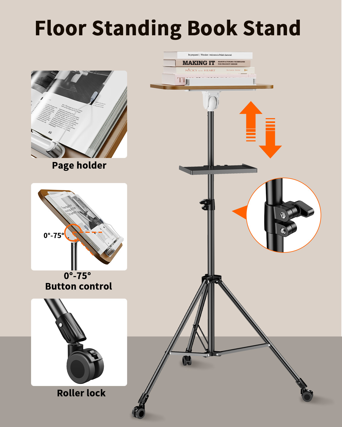 Портативный штатив для ноутбук – обзор и цена Projector Floor Stand Tripod Adjustable