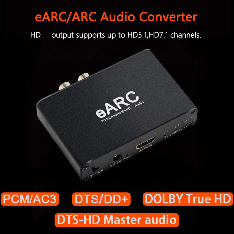 Конвертер аудиовыхода RCA, экс – обзор и цена Optical Audio Hdmi Earc Extractor