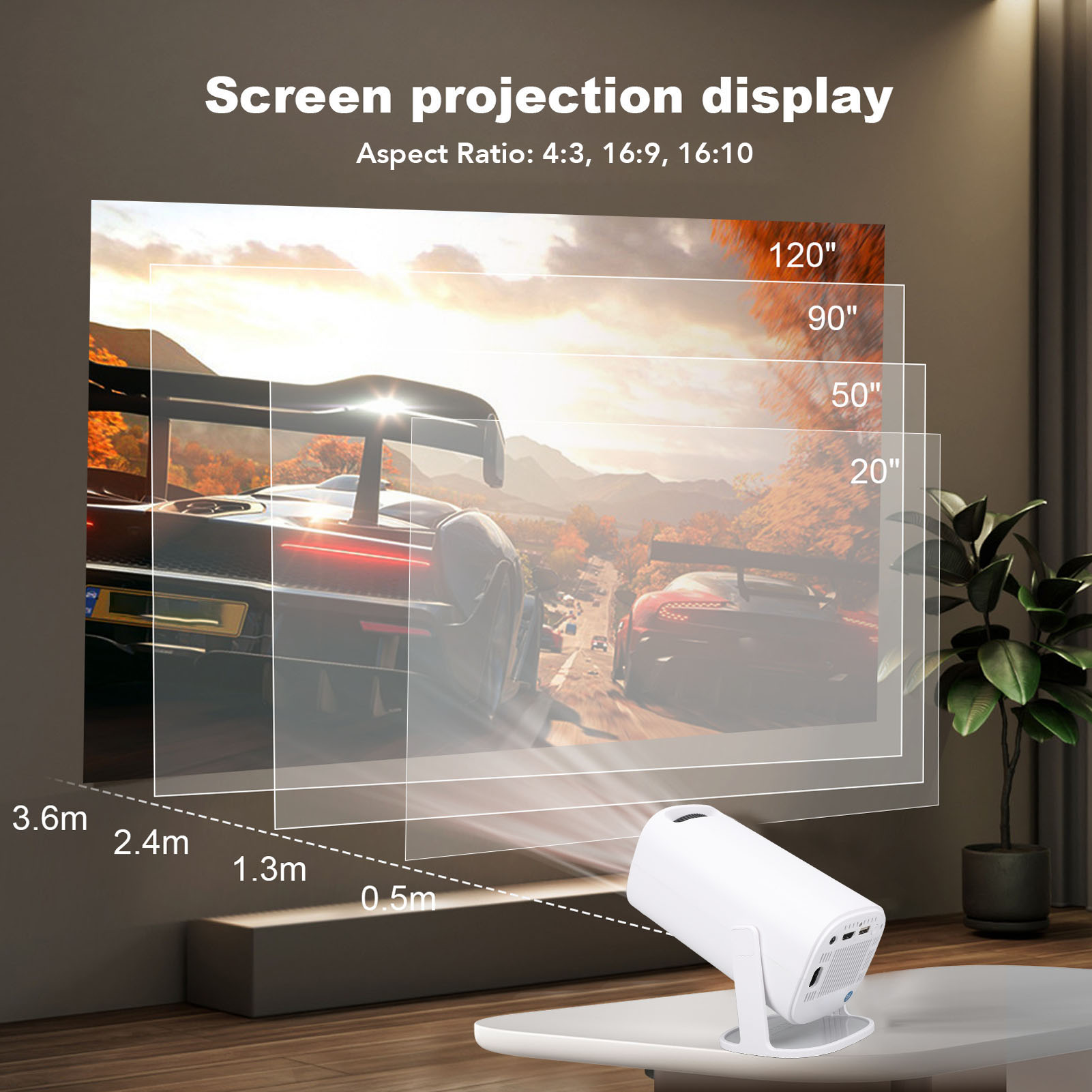Проектор P30 1080P FHD 4K LED, – обзор и цена 4K Smart Projector Android 11 Wifi 6