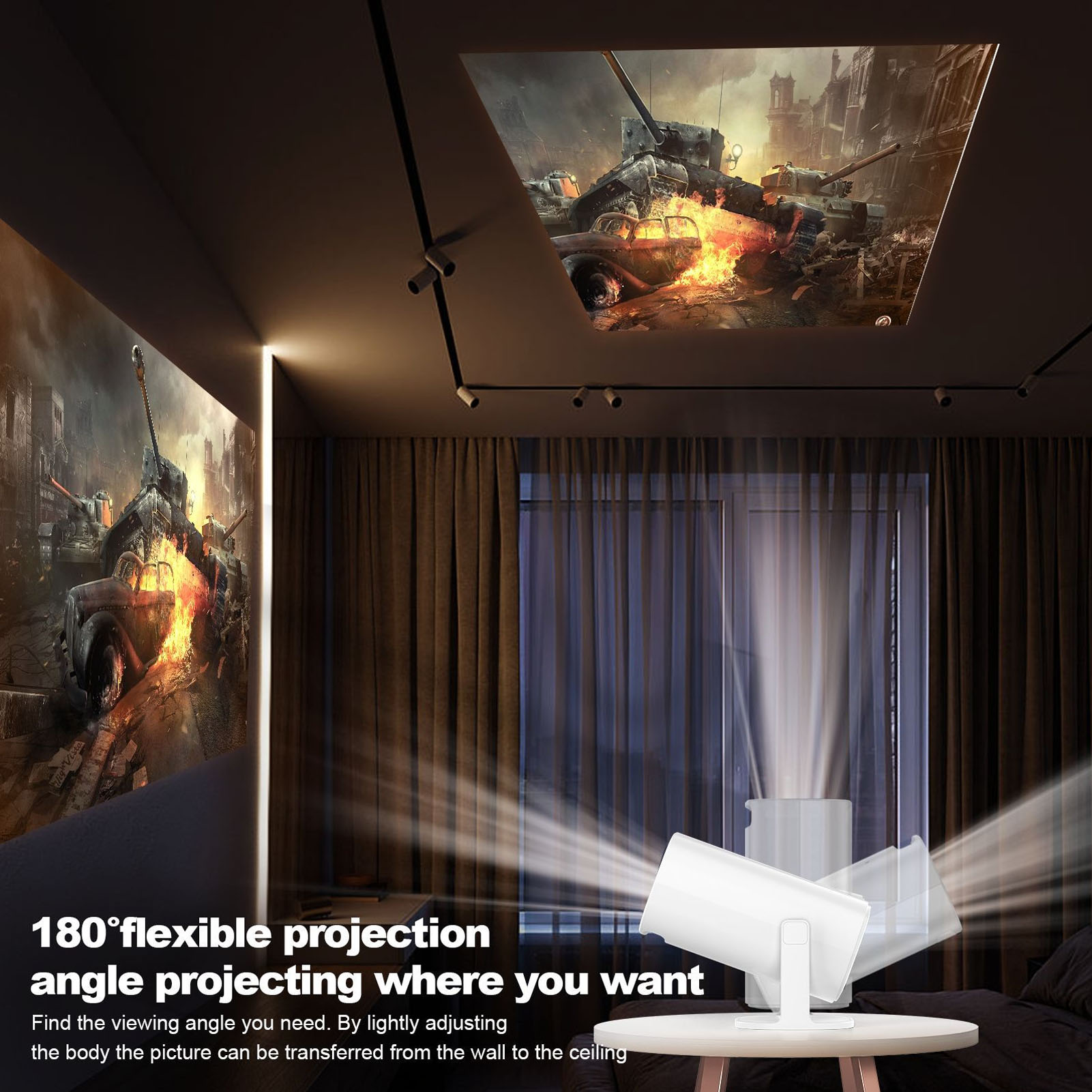 Проектор P30 1080P FHD 4K LED, – обзор и цена 4K Smart Projector Android 11 Wifi 6