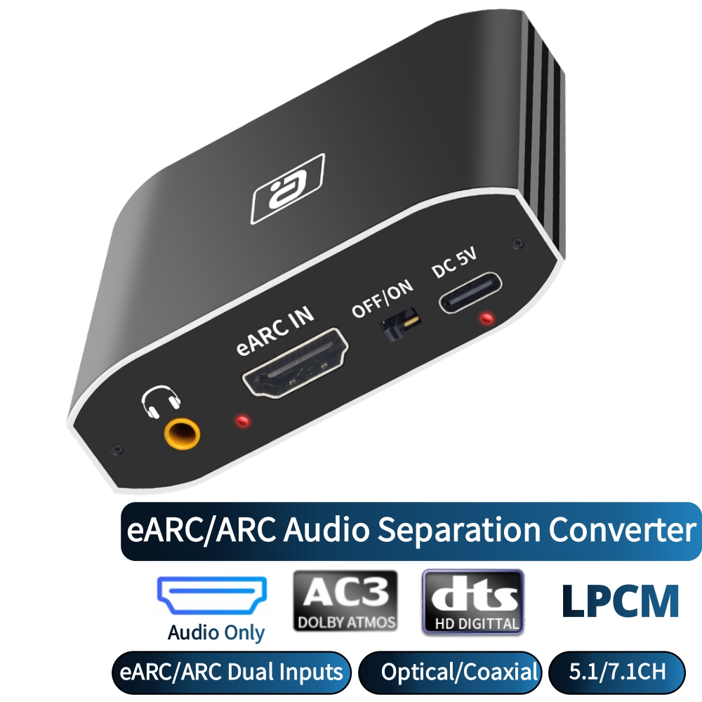 EARC Audio Extractor 192Khz DA – обзор и цена Optical Audio Hdmi Earc Extractor