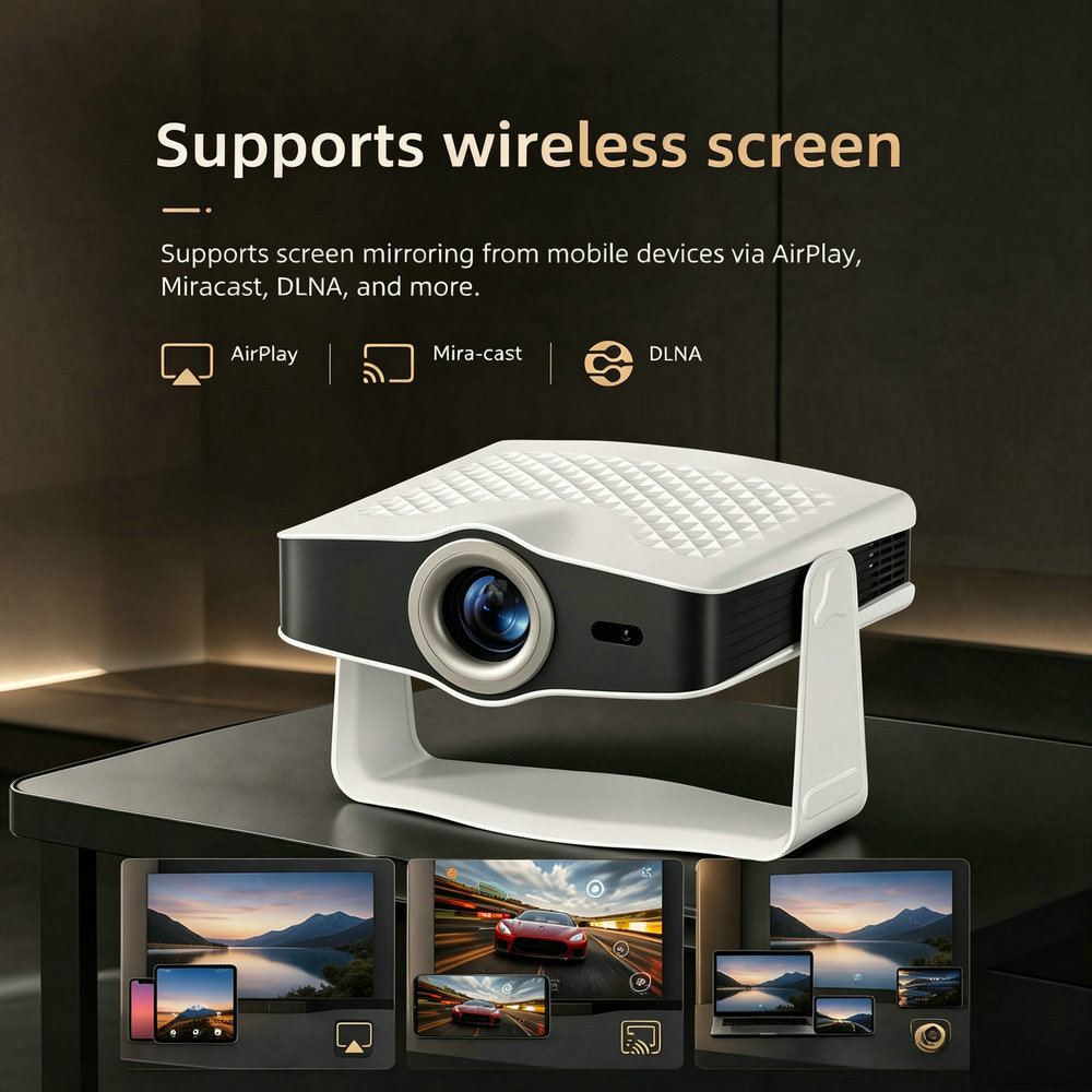 Проектор с ЖК-экраном, разреше – обзор и цена Auto Focus Keystone Correction Projector