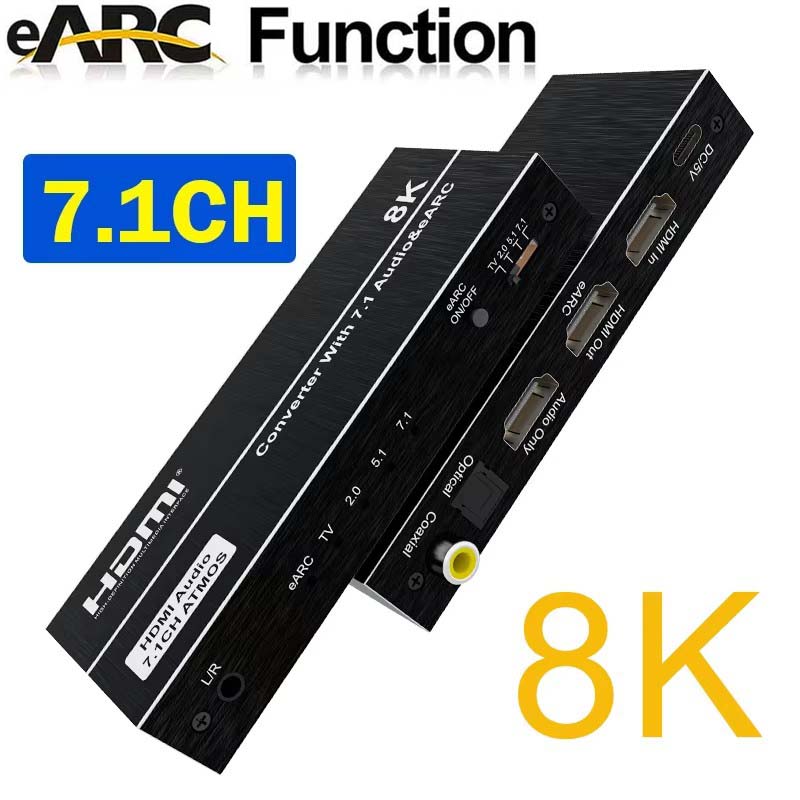 Аудиоэкстрактор 8K HDMI с eARC – обзор и цена Optical Audio Hdmi Earc Extractor