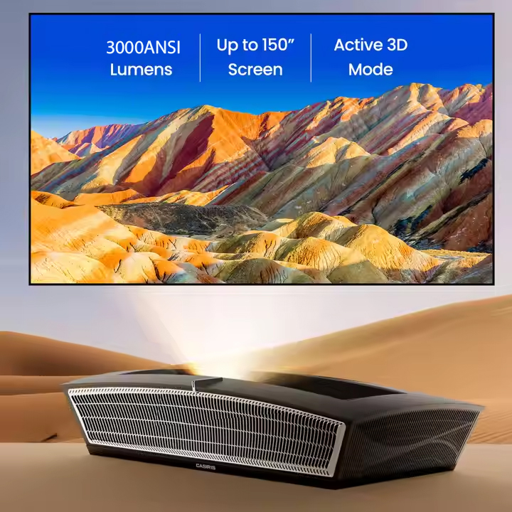 CASIRIS H6 Pro 4K UHD Ультрако – обзор и цена Ultra Short Throw Laser Projector 4K