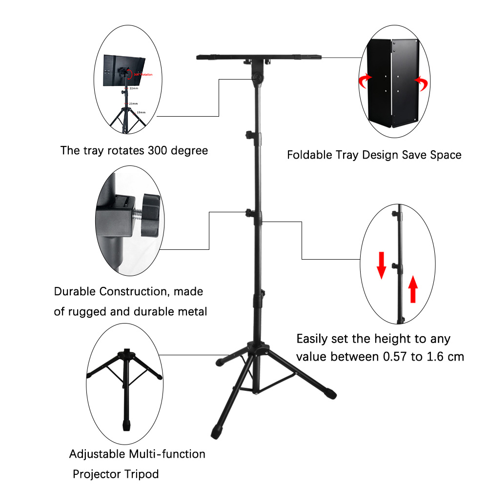 Штатив для проектора 1-10 кг T – обзор и цена Projector Floor Stand Tripod Adjustable