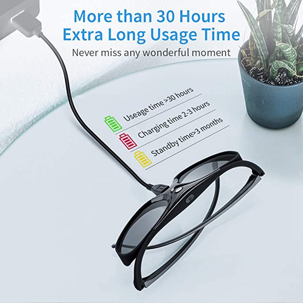 2 шт./1 шт. 3D универсальные о – обзор и цена Active 3D Glasses Dlp Link Projector