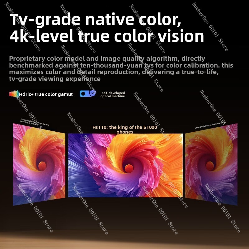 Портативный умный HD-проектор  – обзор и цена Auto Focus Keystone Correction Projector