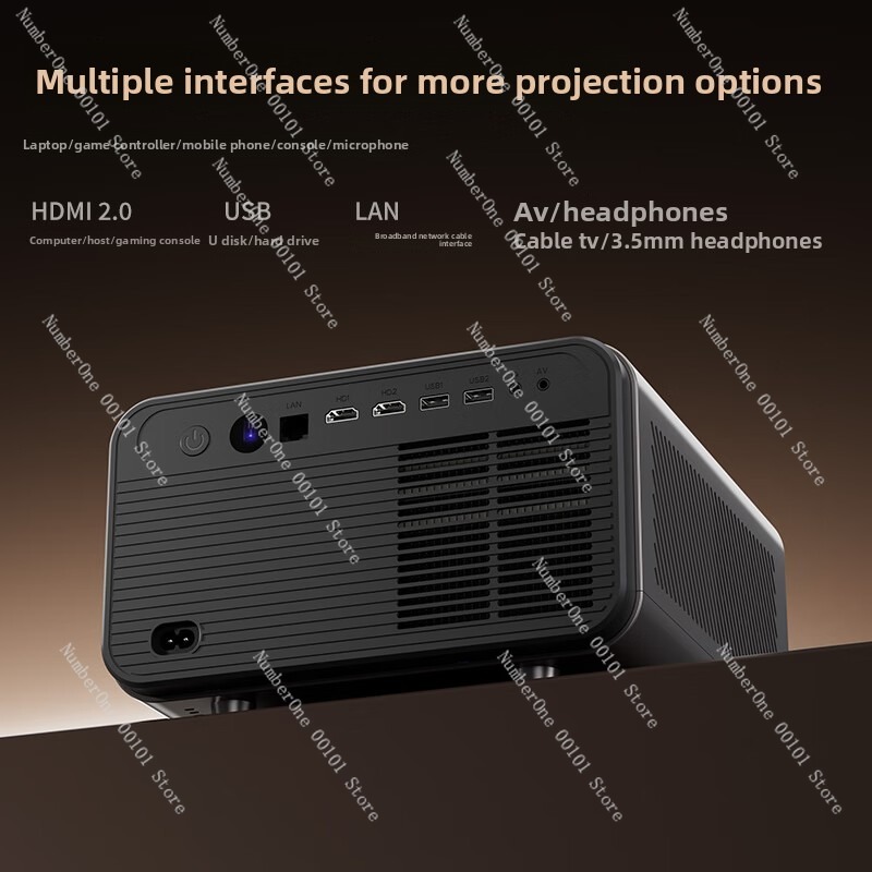 Портативный умный HD-проектор  – обзор и цена Auto Focus Keystone Correction Projector