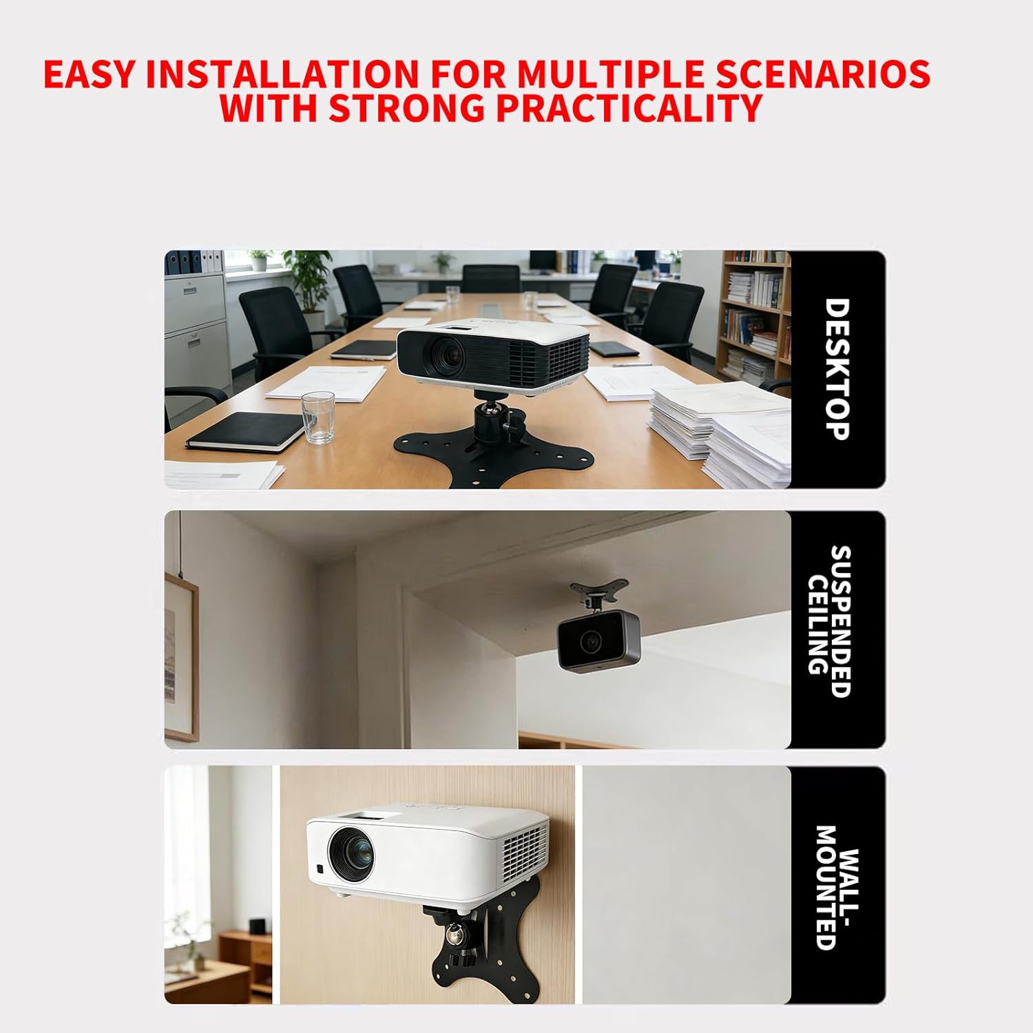 Кронштейн для проектора с верт – обзор и цена Projector Ceiling Mount Bracket Universal