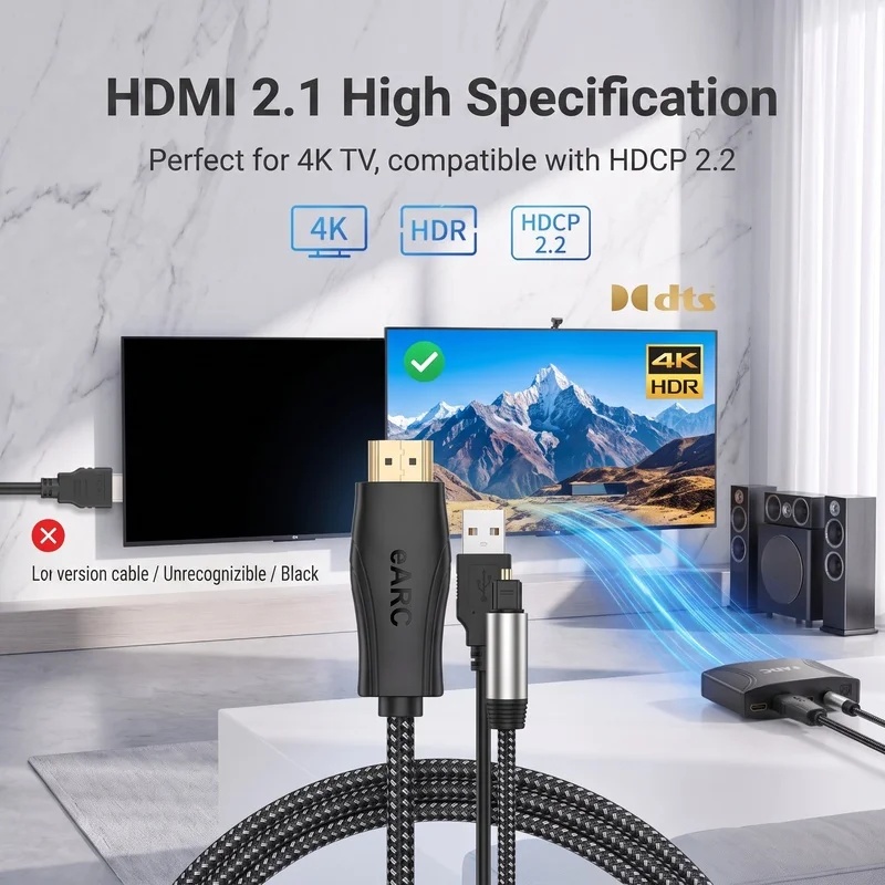 Кабель-экстрактор аудиосигнала – обзор и цена Optical Audio Hdmi Earc Extractor