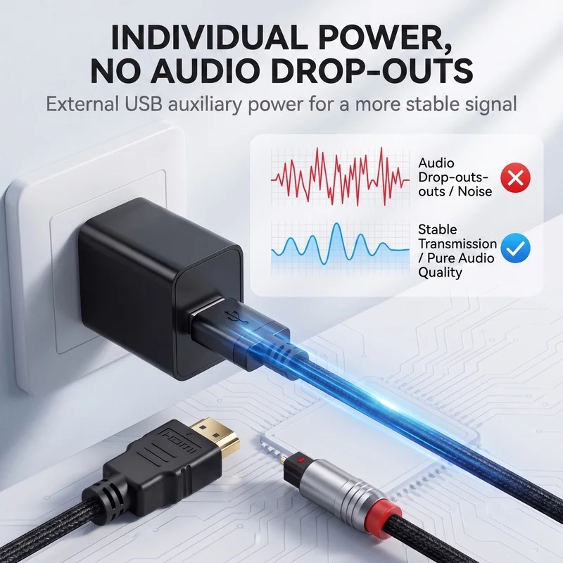 Кабель-экстрактор аудиосигнала – обзор и цена Optical Audio Hdmi Earc Extractor