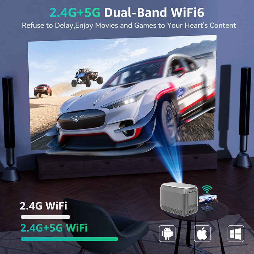 Портативный перезаряжаемый HD- – обзор и цена Mini Portable Projector Rechargeable Battery