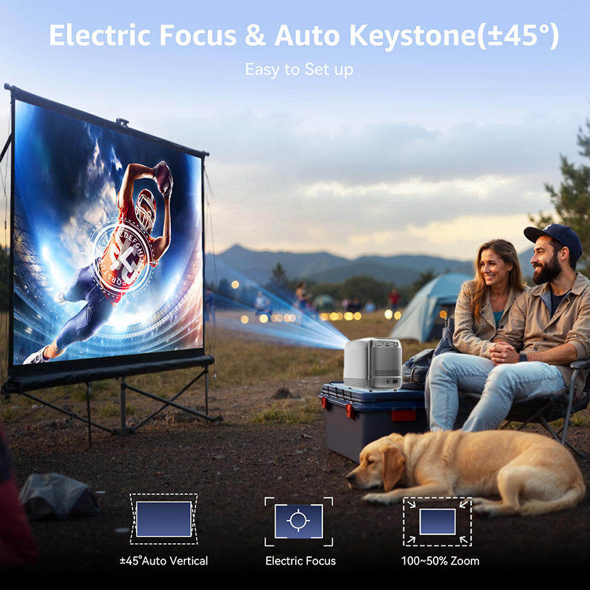 Портативный перезаряжаемый HD- – обзор и цена Mini Portable Projector Rechargeable Battery