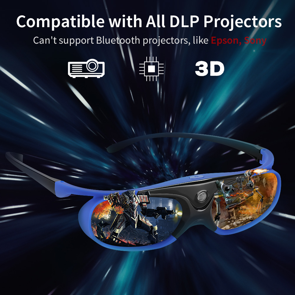 Очки с активным затвором DLP-L – обзор и цена Active 3D Glasses Dlp Link Projector
