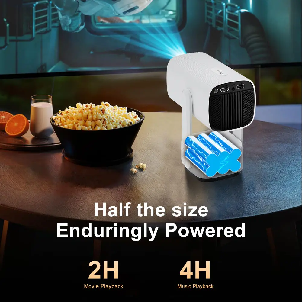 Мини-проектор с перезаряжаемой – обзор и цена Mini Portable Projector Rechargeable Battery