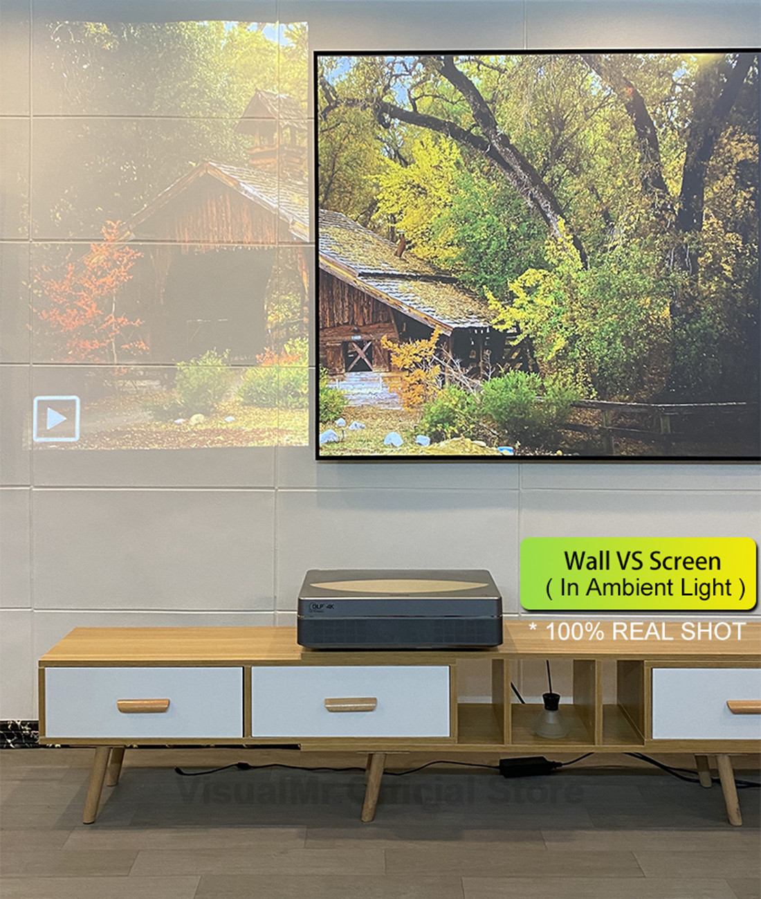 Проекционный экран 2026 MAX 15 – обзор и цена Alr Ambient Light Rejecting Projector Screen