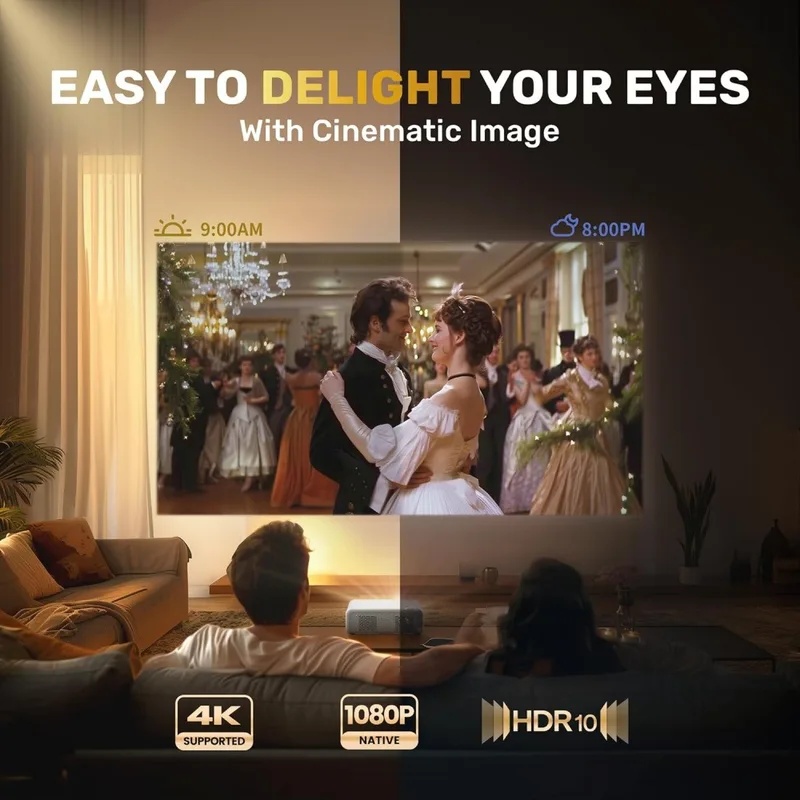 Умный портативный мини-проекто – обзор и цена Auto Focus Keystone Correction Projector