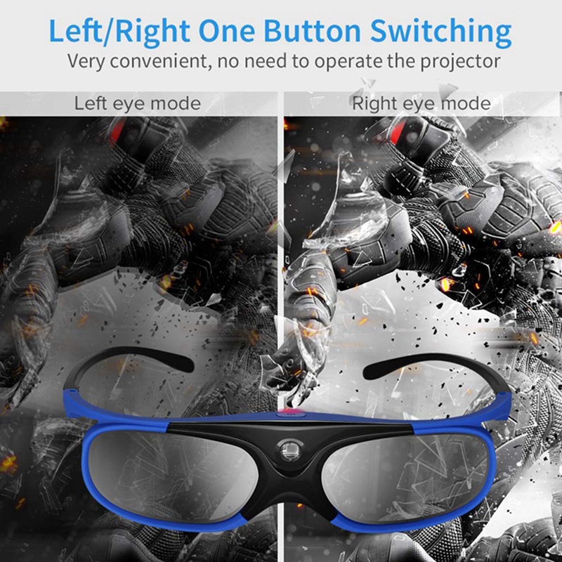2 шт. очки с активным затвором – обзор и цена Active 3D Glasses Dlp Link Projector