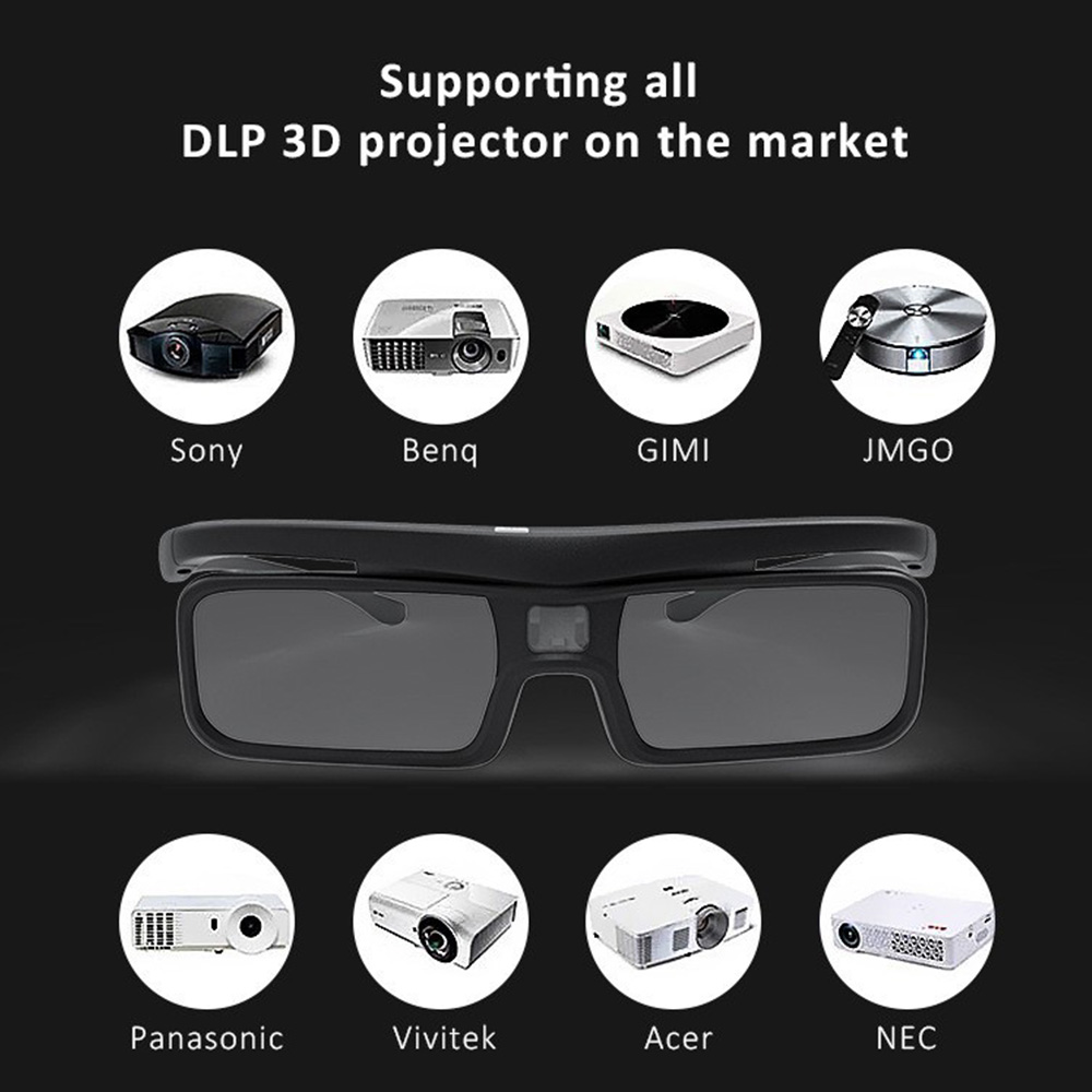 Активные 3D-очки DLP Link с US – обзор и цена Active 3D Glasses Dlp Link Projector