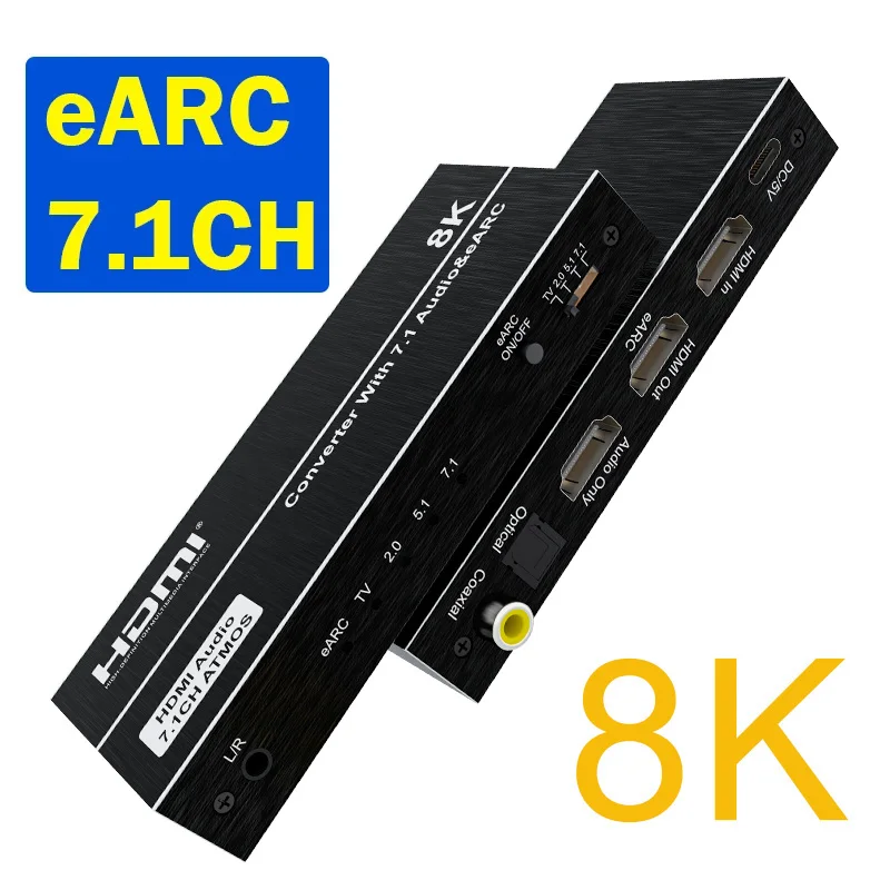 8K HDMI EARC возвратный аудиоэ – обзор и цена Optical Audio Hdmi Earc Extractor