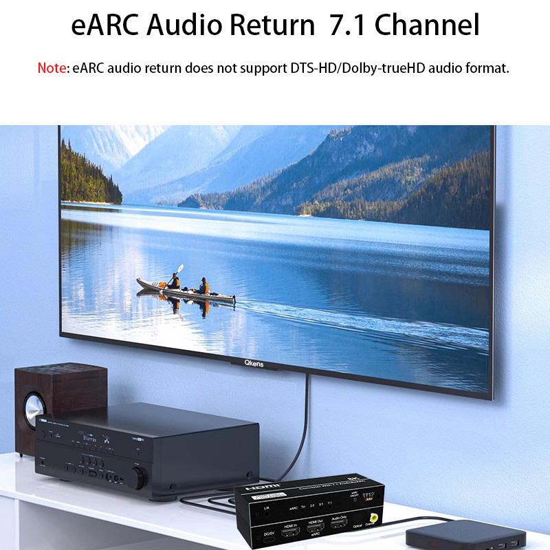 8K HDMI EARC возвратный аудиоэ – обзор и цена Optical Audio Hdmi Earc Extractor