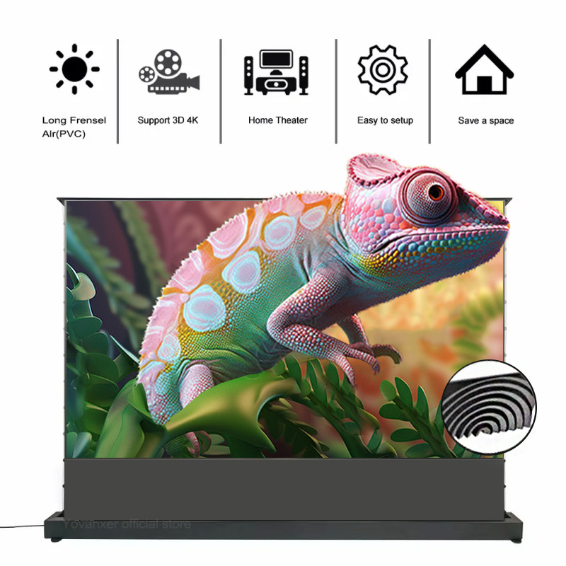 Моторизованный напольный проек – обзор и цена Projector Screen 120 Inch Motorized Ambient