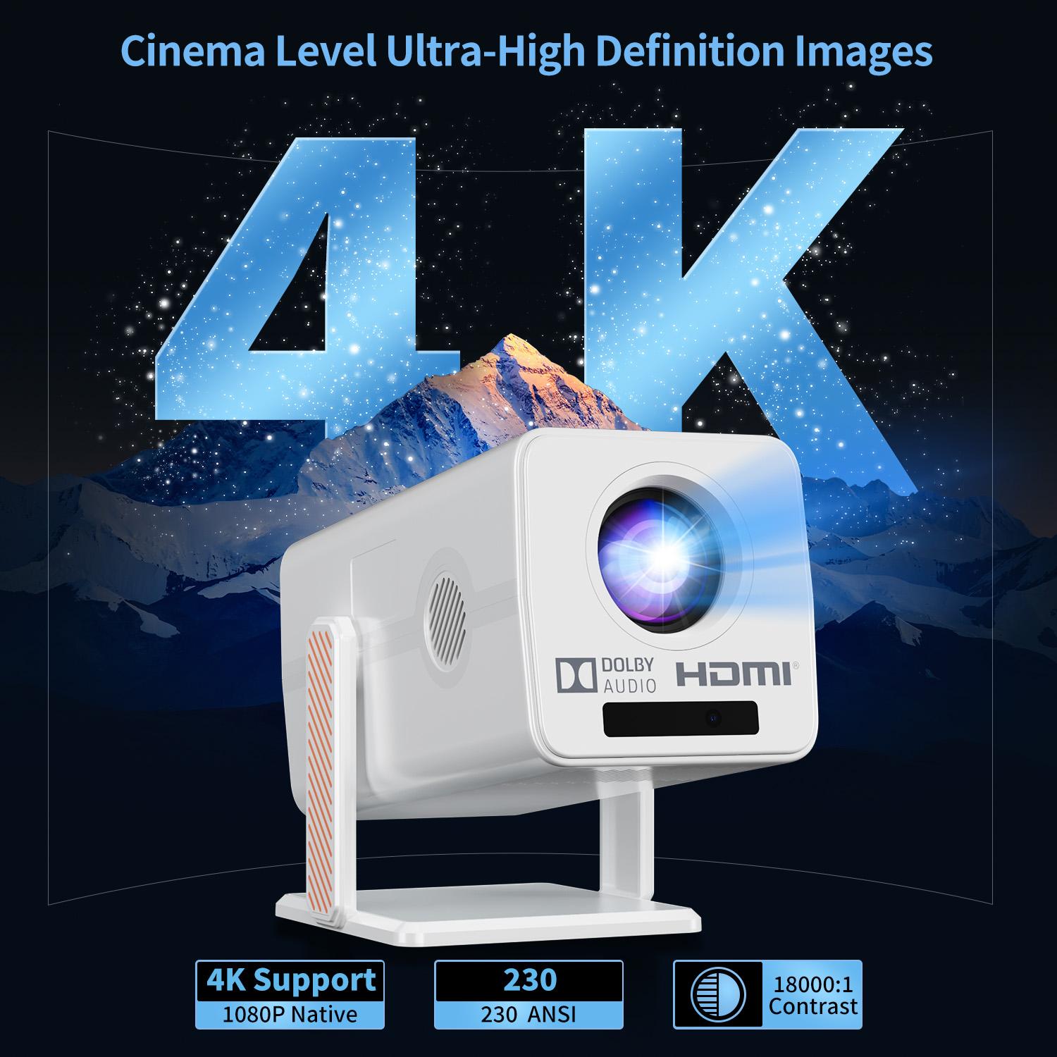 Проектор HM103 Smart Android 1 – обзор и цена Auto Focus Keystone Correction Projector